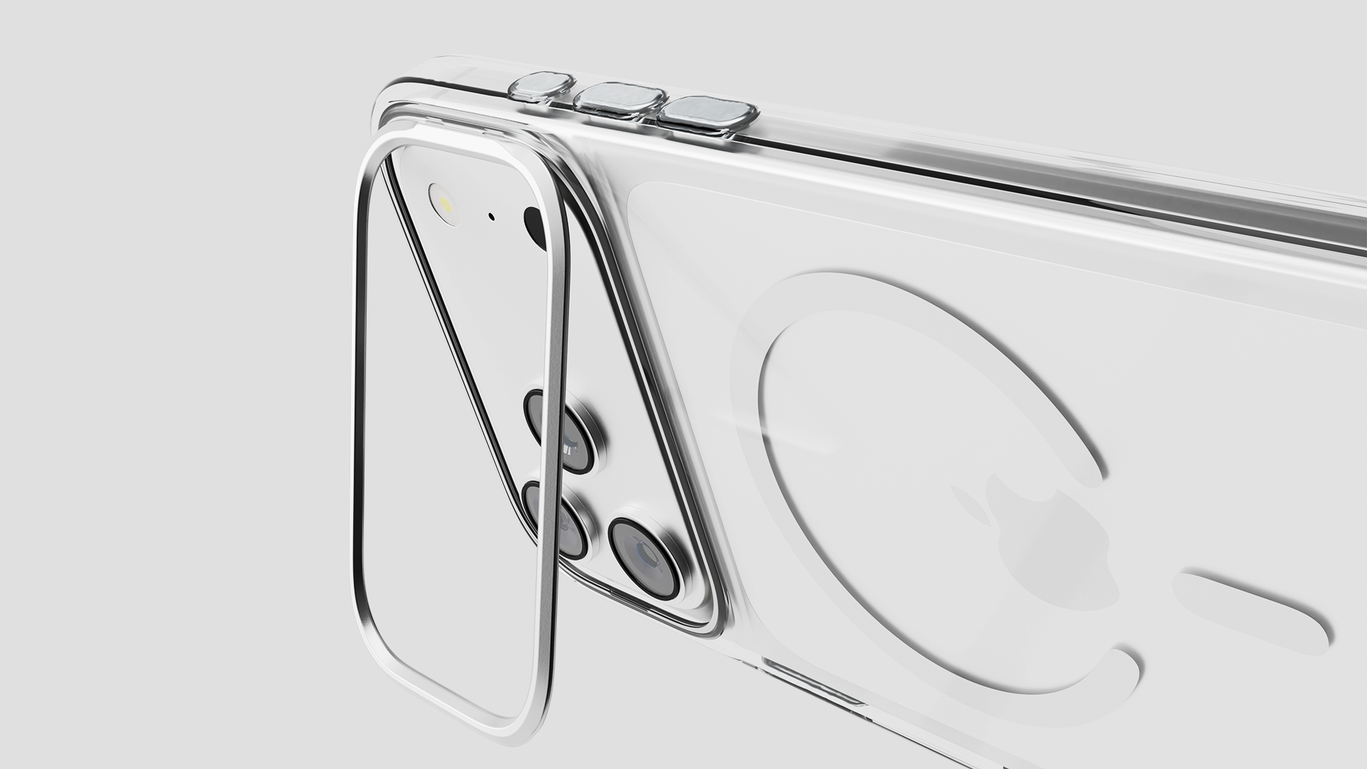 iPhone 17 Series - EverClear Hybrid + MagSafe Case