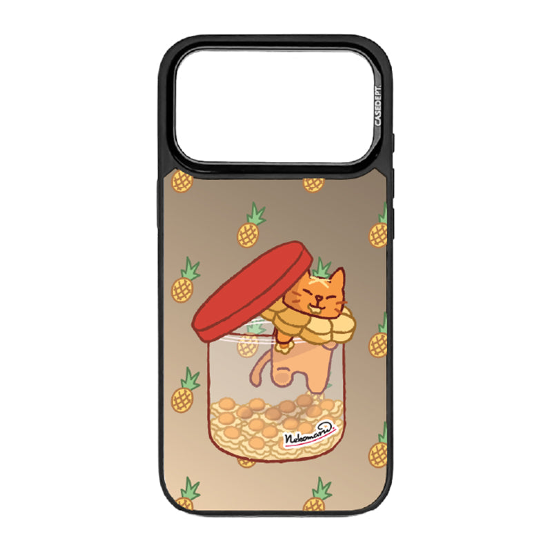 iPhone 17 Pro | 17 Pro Max Matte Mirror Case - Nekomaru Pineapple Tarts