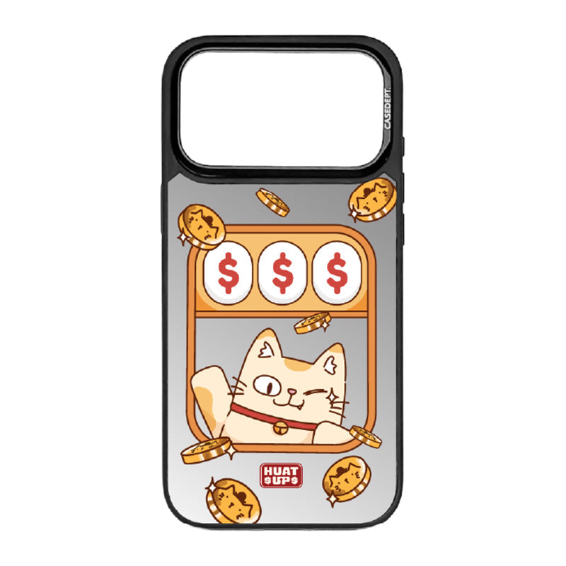 iPhone 17 Pro | 17 Pro Max Mirror Case - Black Huat Up Jackpot