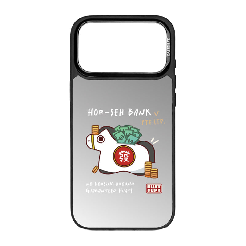 iPhone 17 Pro | 17 Pro Max Matte Mirror Case - Huat Up Horseh Bank