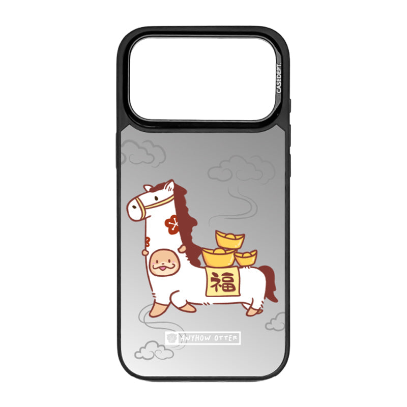 iPhone 17 Pro | 17 Pro Max Matte Mirror Case - Anyhow Otter Lucky Horse