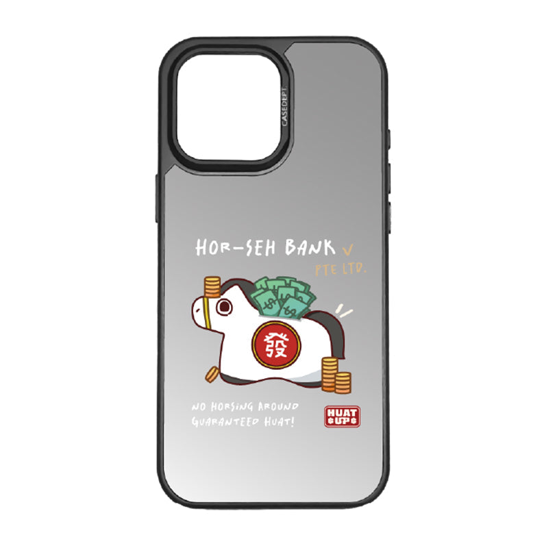 iPhone 17 Pro Max Matte Mirror Case - Huat Up Horseh Bank
