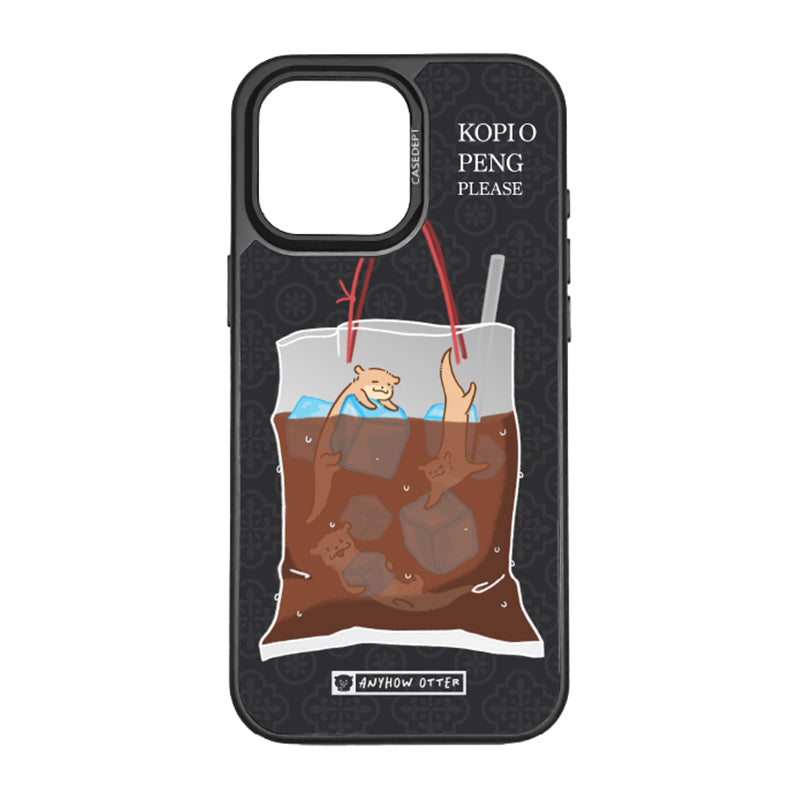 iPhone 16 Pro Max Mirror Case - Black Anyhow Otter Kopi O