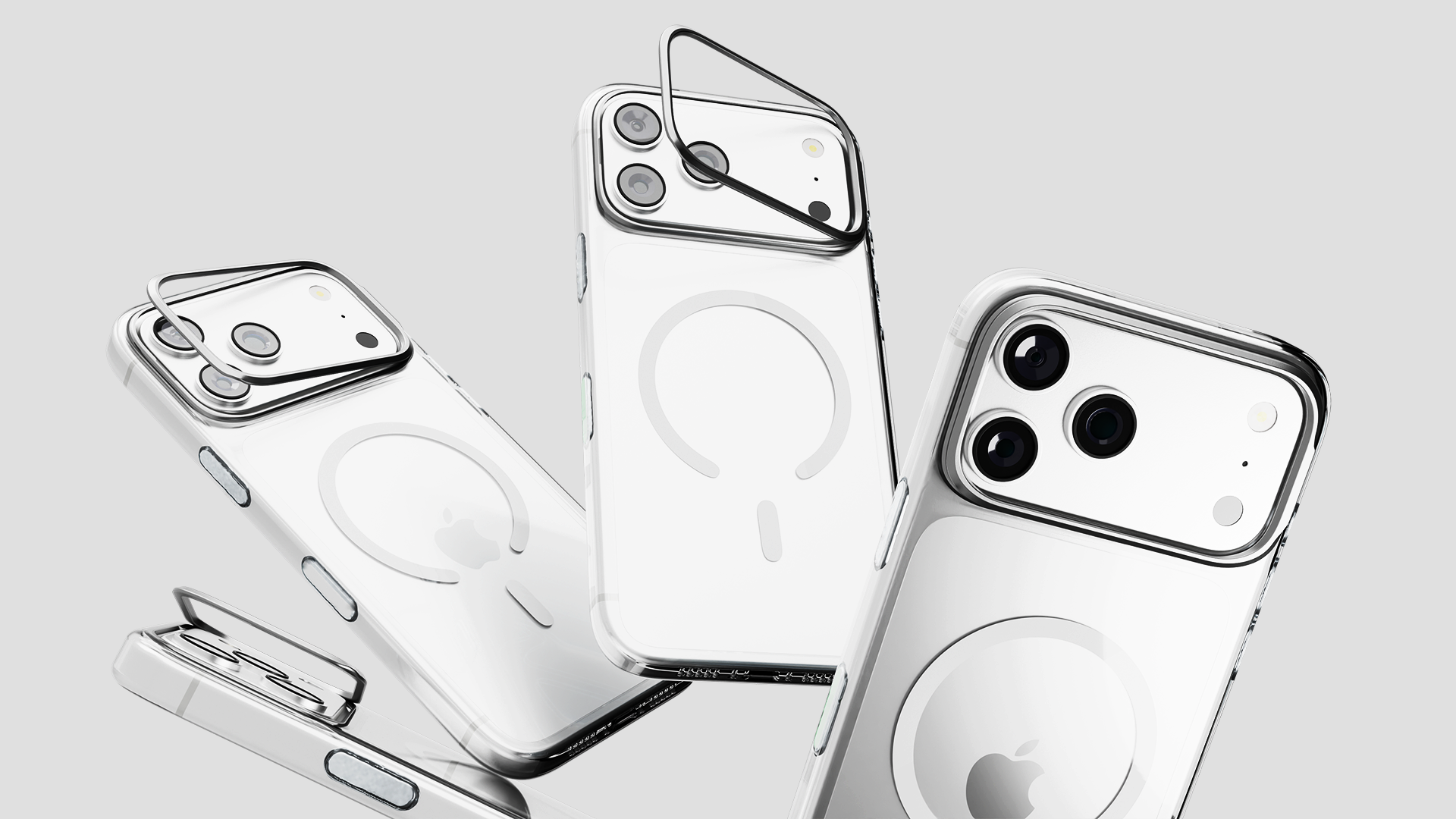 iPhone 17 Series - EverClear Hybrid + MagSafe Case