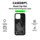 iPhone 16 Pro Max Mirror Case - Black Huat Up Koi