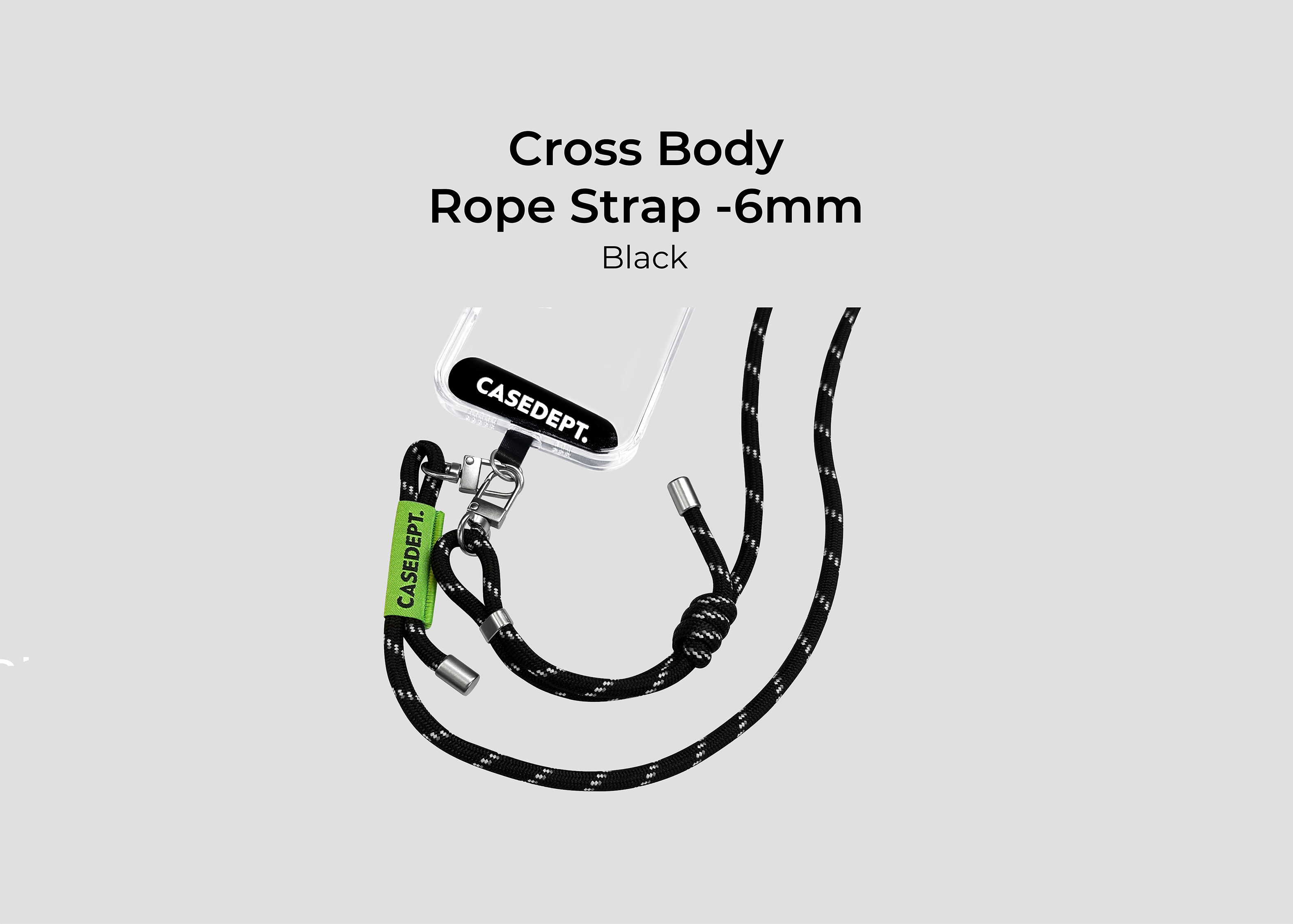 Cross Body Rope Strap 6mm