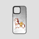 iPhone 16 Pro Max Mirror Case - Black Anyhow Otter Lucky Horse
