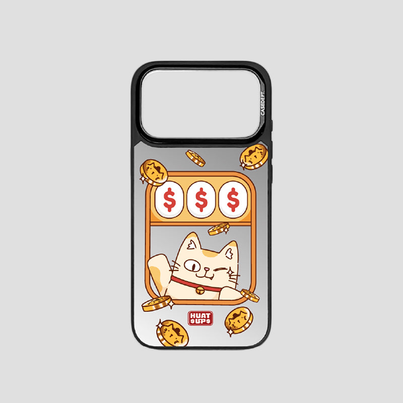 iPhone 17 Pro | 17 Pro Max Mirror Case - Black Huat Up Jackpot