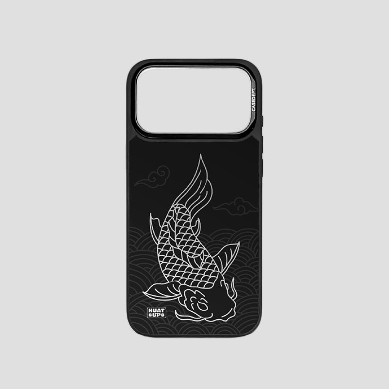 iPhone 17 Pro | 17 Pro Max Mirror Case - Black Huat Up Koi